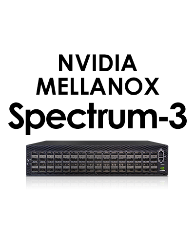 NVIDIA Mellanox Spectrum-3 オープンイーサネットスイッチ